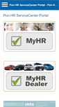 Mobile Screenshot of myhr.ponintranet.com